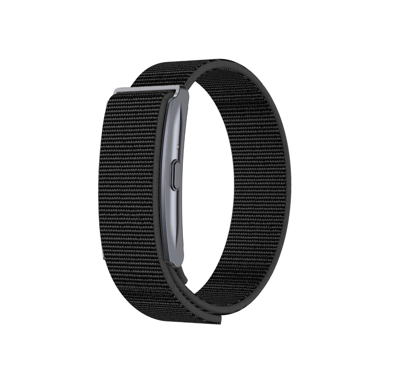 Bracelet Milvatek Air noir en nylon